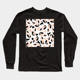 Feather Pattern Long Sleeve T-Shirt